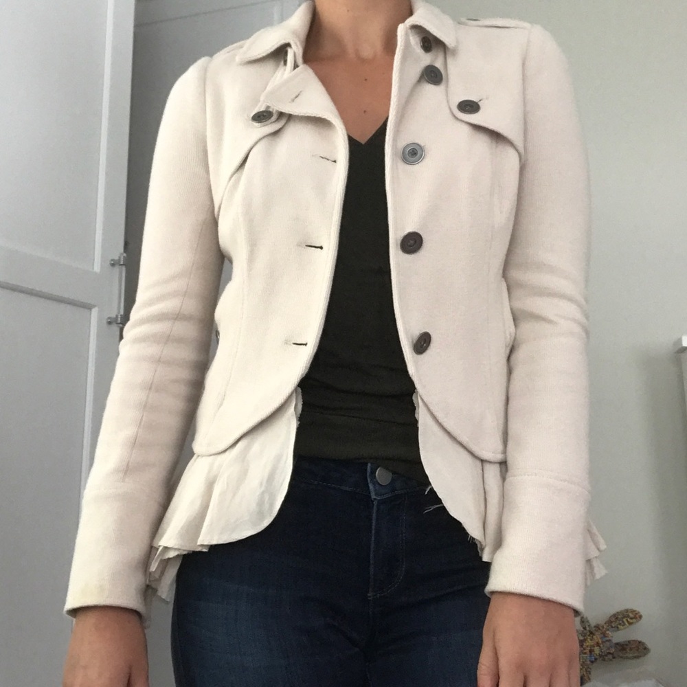 Free People Cream Jacket